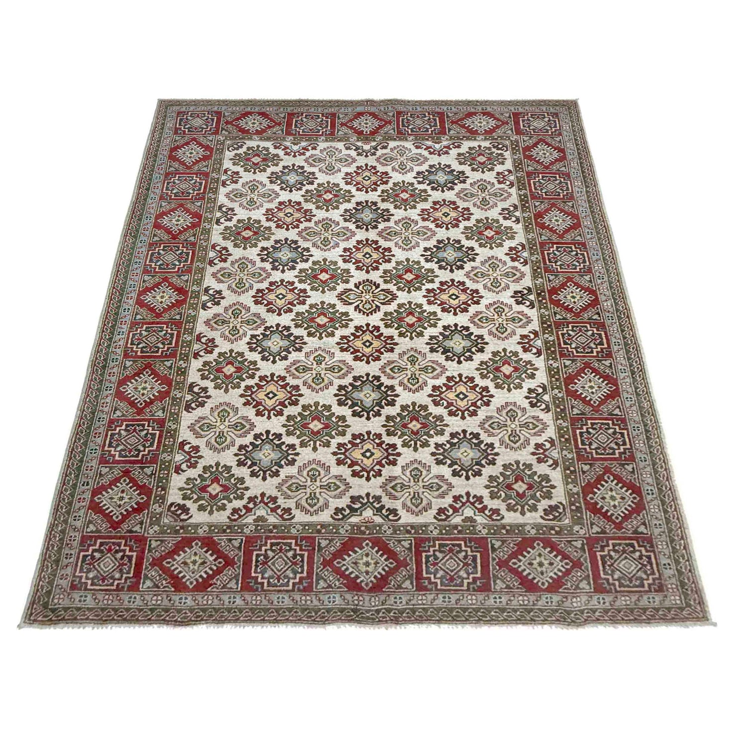 Oriental Kazak Rug 6' 0" x 9' 1" (ft) - No. R37471