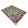 Green Color Kazak Rug 6' 9" x 10' 0" (ft) - No. R37475
