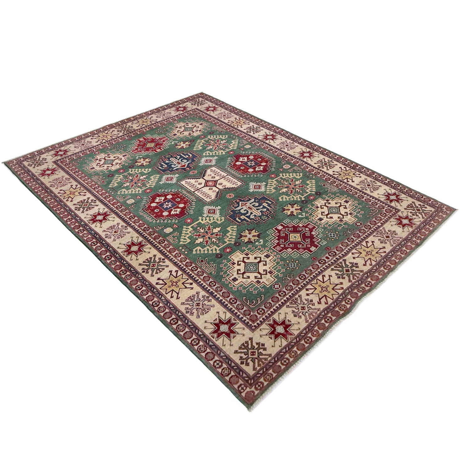 Oriental Kazak Rug 5' 9" x 9' 4" (ft) - No. R37478