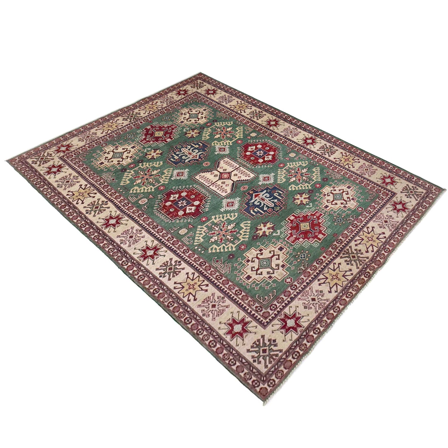 Oriental Kazak Rug 5' 9" x 9' 4" (ft) - No. R37478