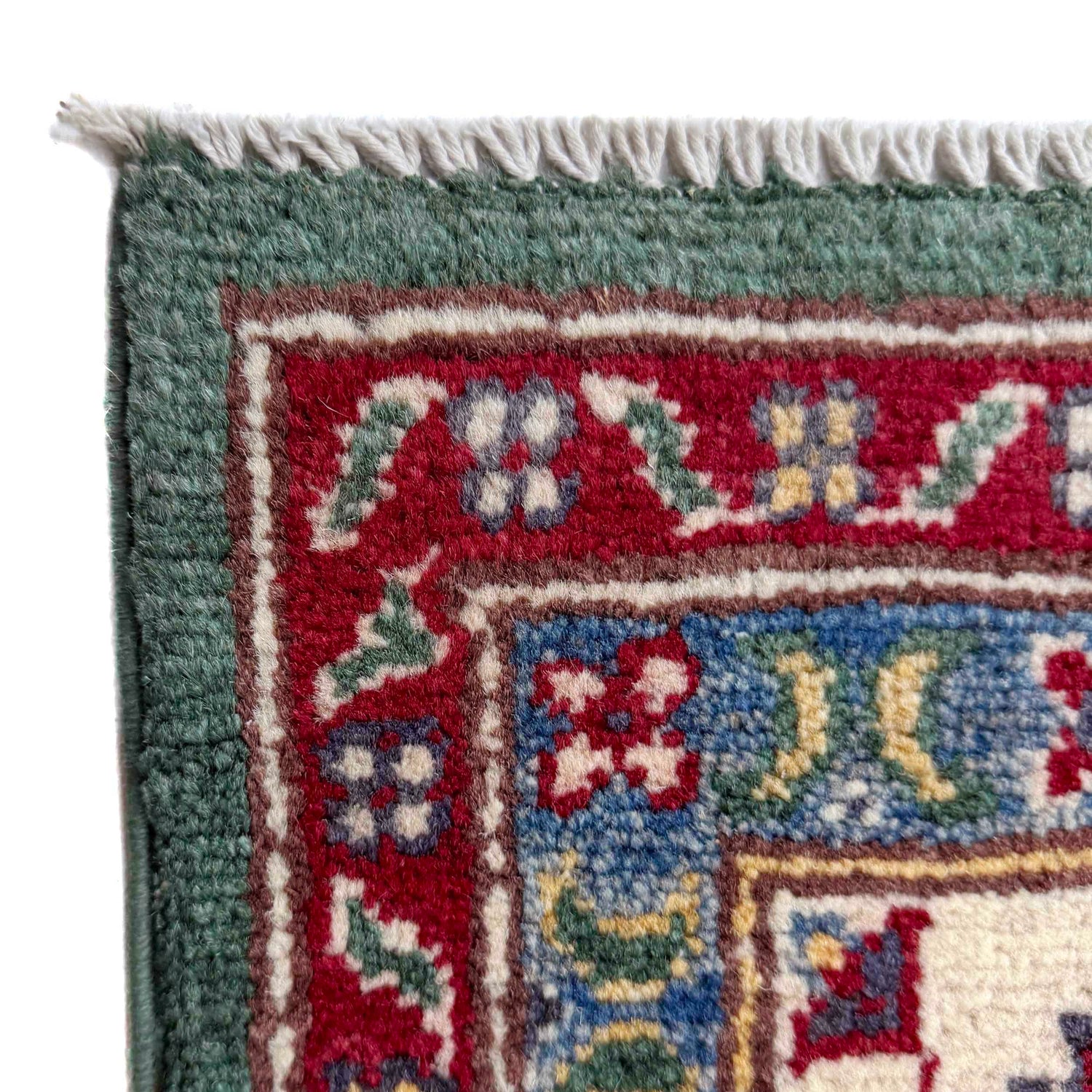 Green Color Kazak Rug 6' 9" x 10' 0" (ft) - No. R37479