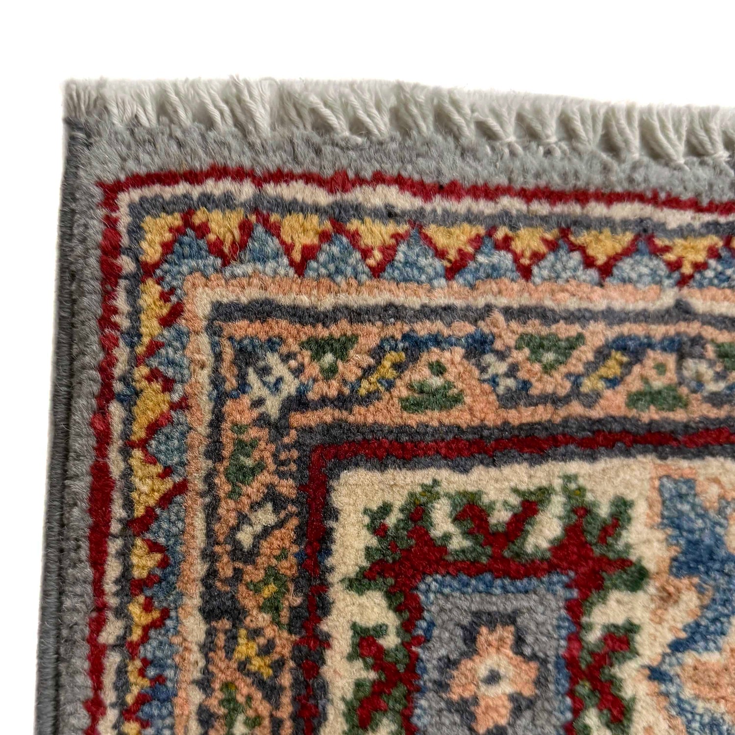 Grey Color Kazak Rug 3' 3" x 4' 9" (ft)- No. R37481
