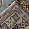 Grey Color Kazak Rug 3' 3" x 4' 9" (ft)- No. R37481