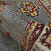 Grey Color Kazak Rug 3' 3" x 4' 9" (ft)- No. R37481