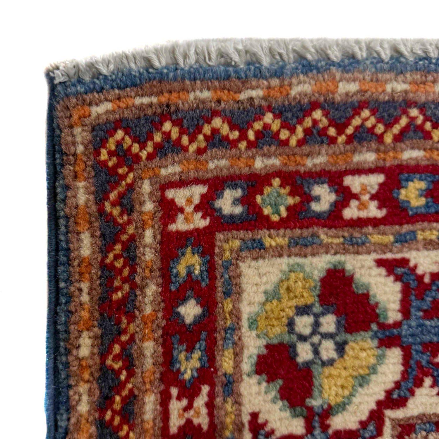 Hand Knotted Kazak Rug 2' 6" x 3' 11" (ft) - No. R37483
