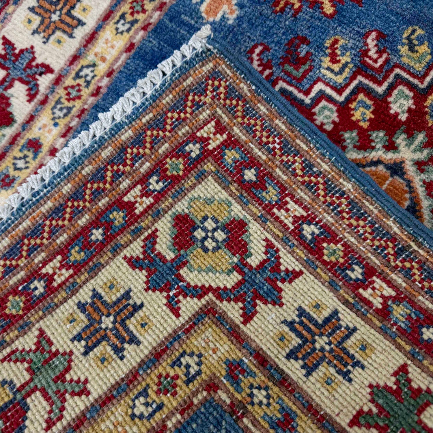 Hand Knotted Kazak Rug 2' 6" x 3' 11" (ft) - No. R37483