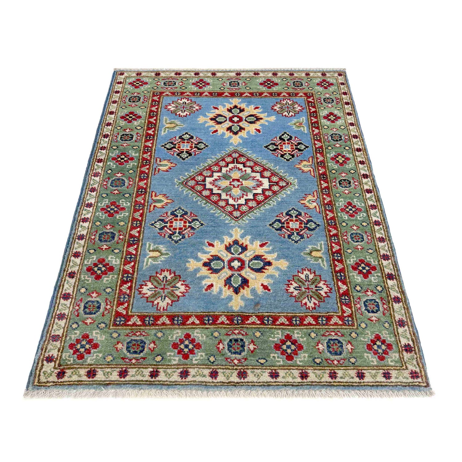 Oriental Kazak Rug 2' 7" x 3' 11" (ft) - No. R37485