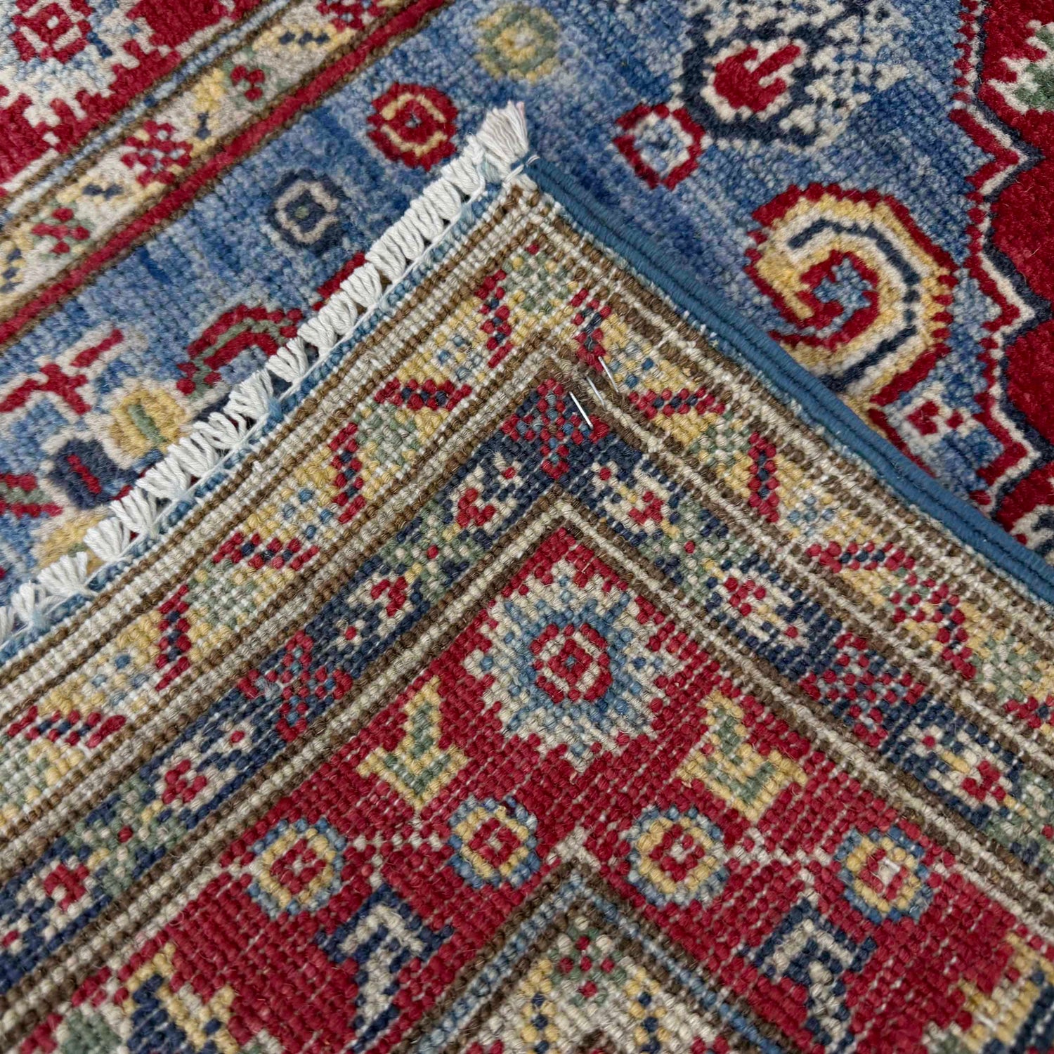 Blue Color Kazak Rug 2' 7" x 4' 0" (ft) - No. R37486