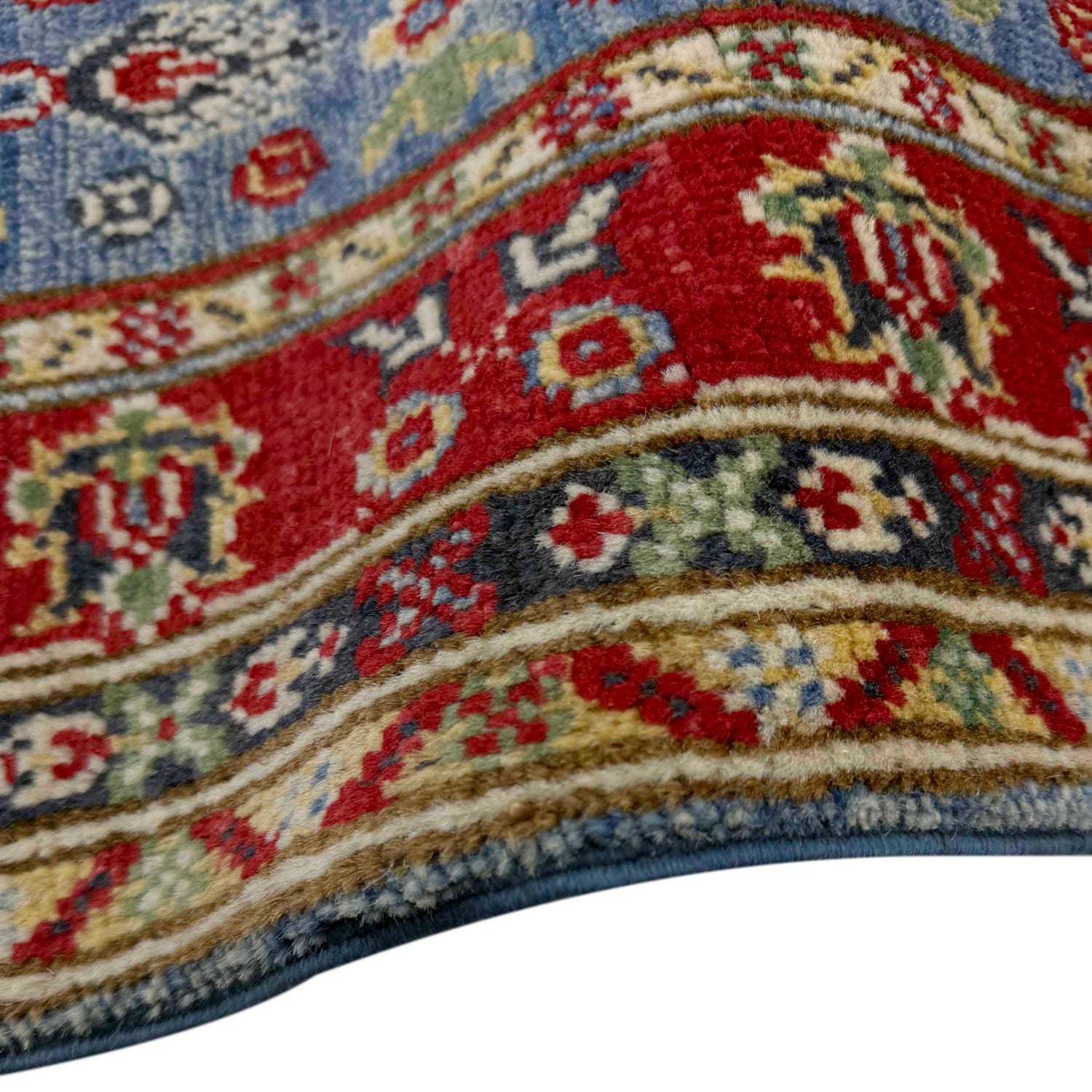 Blue Color Kazak Rug 2' 7" x 4' 0" (ft) - No. R37486