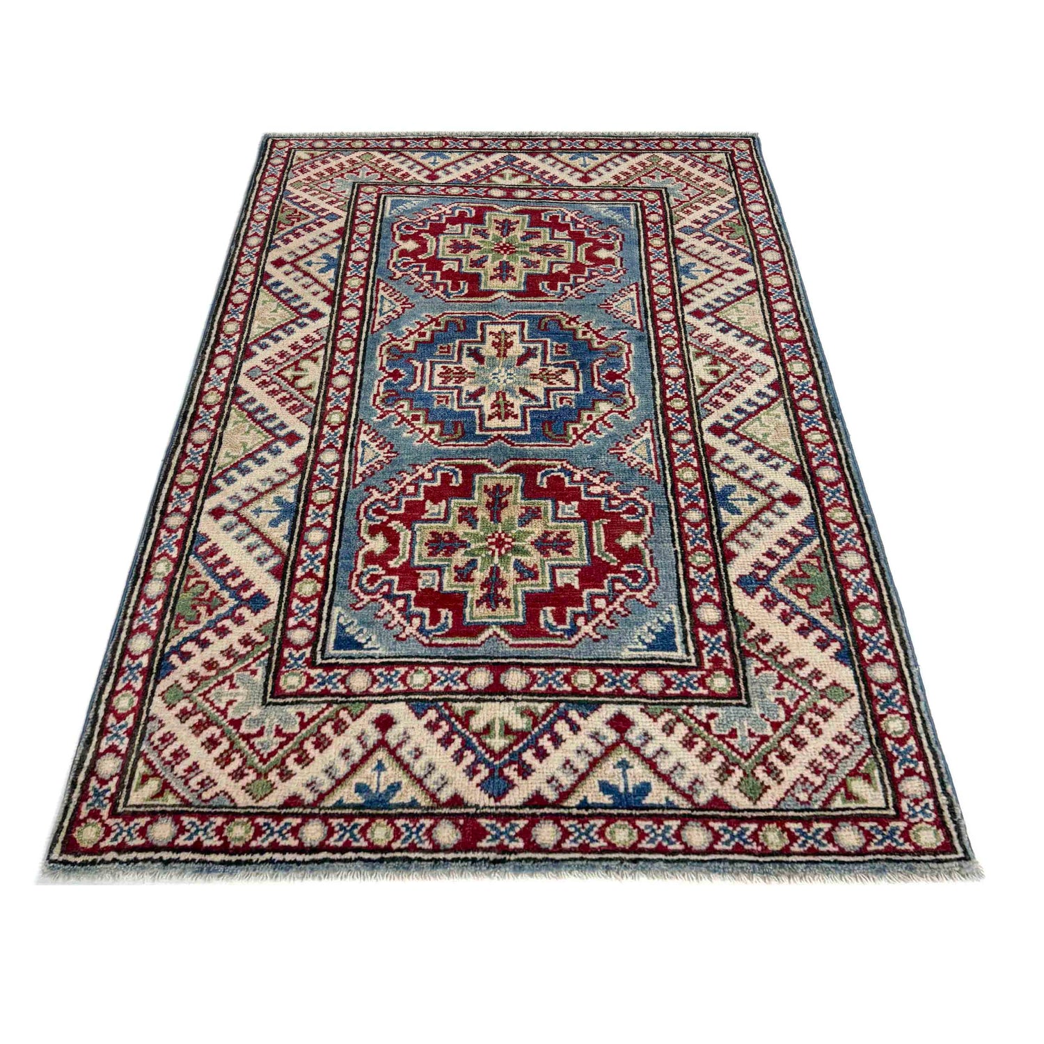 Oriental Kazak Rug 2' 7" x 4' 0" (ft) - No. R37489