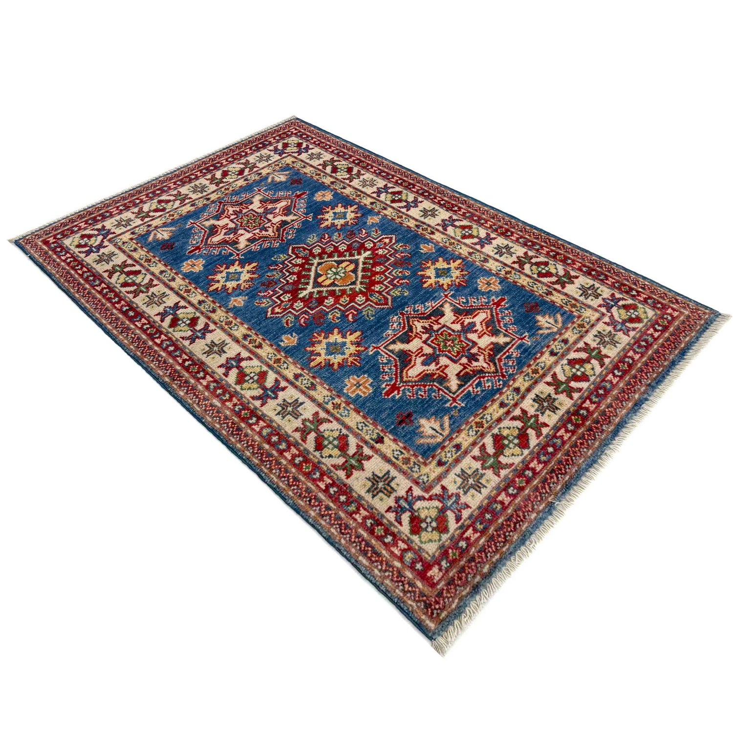 Hand Knotted Kazak Rug 2' 7" x 4' 0" (ft) - No. R37491