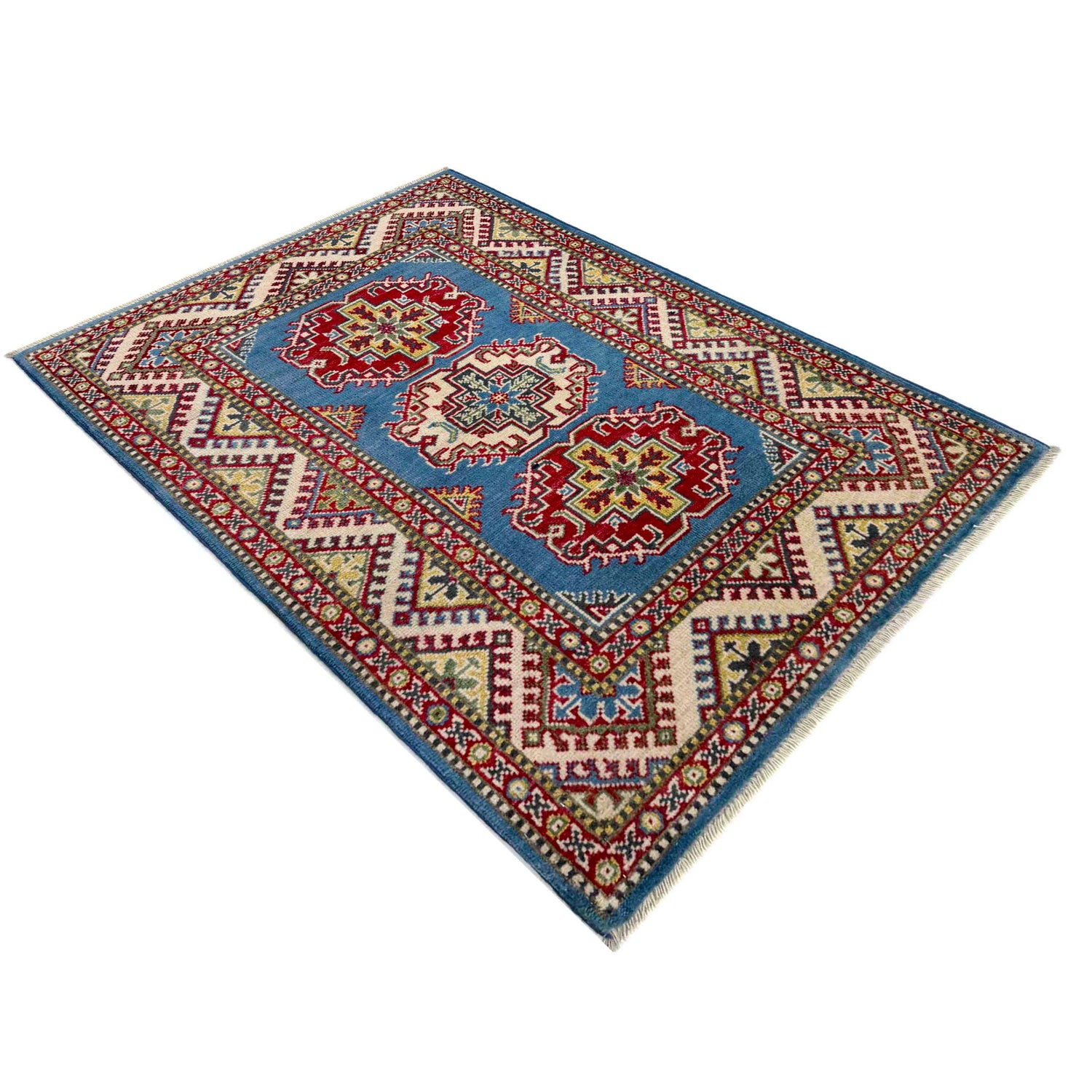 Hand Knotted Kazak Rug 2' 8" x 4' 1" (ft) - No. R37493