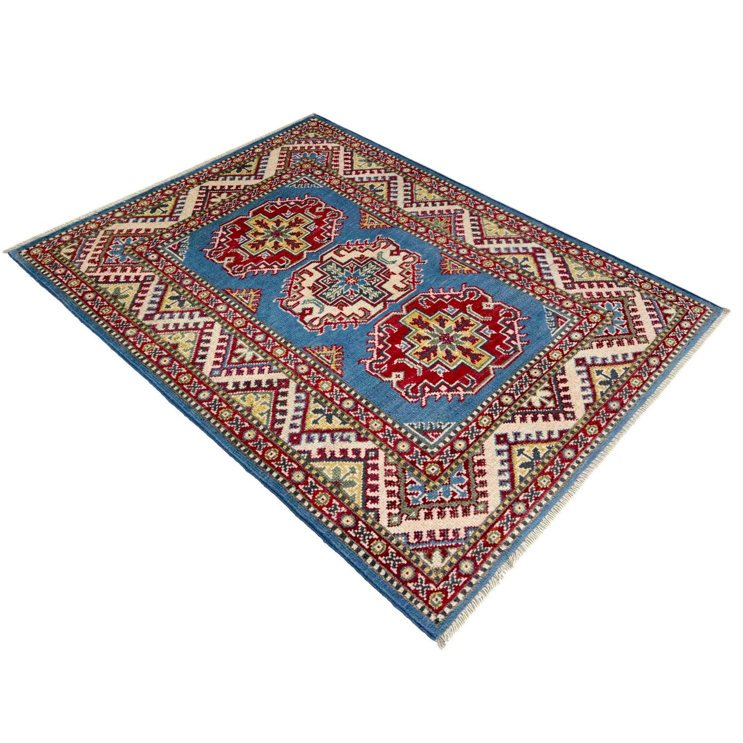Hand Knotted Kazak Rug 2' 8" x 4' 1" (ft) - No. R37493