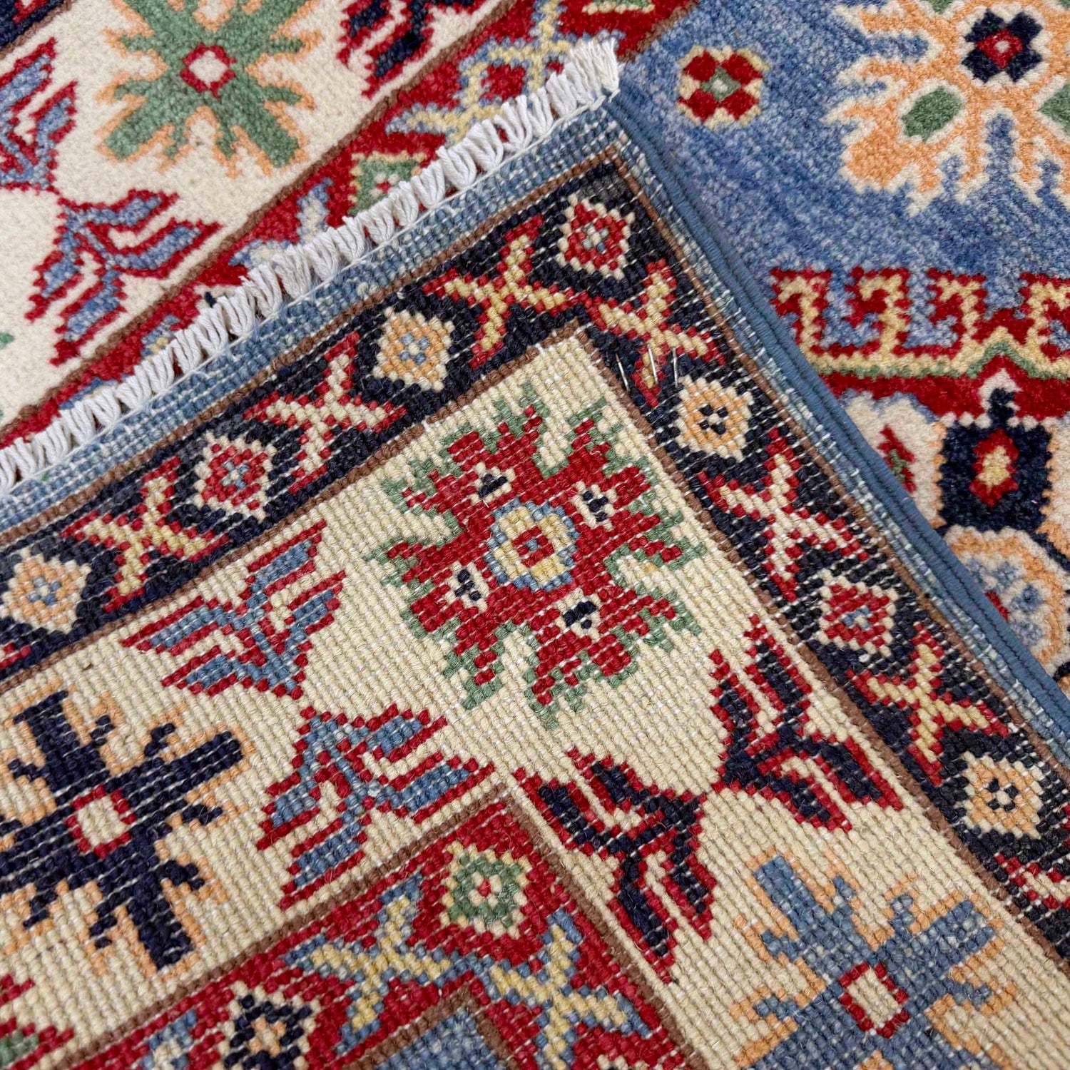 Blue Color Kazak Rug 2' 7" x 4' 3" (ft) - No. R37495