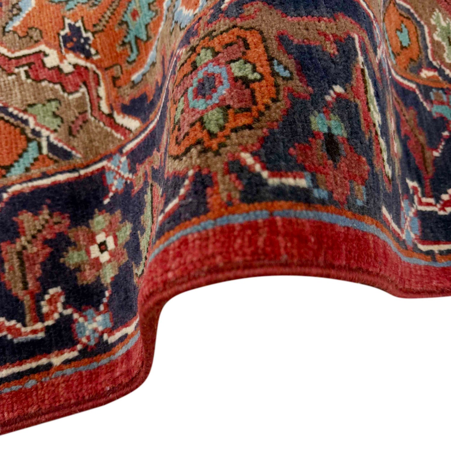 Hand Knotted Persian Design Heriz Rug 2' 7" x 4' 1" (ft) - No. R37497