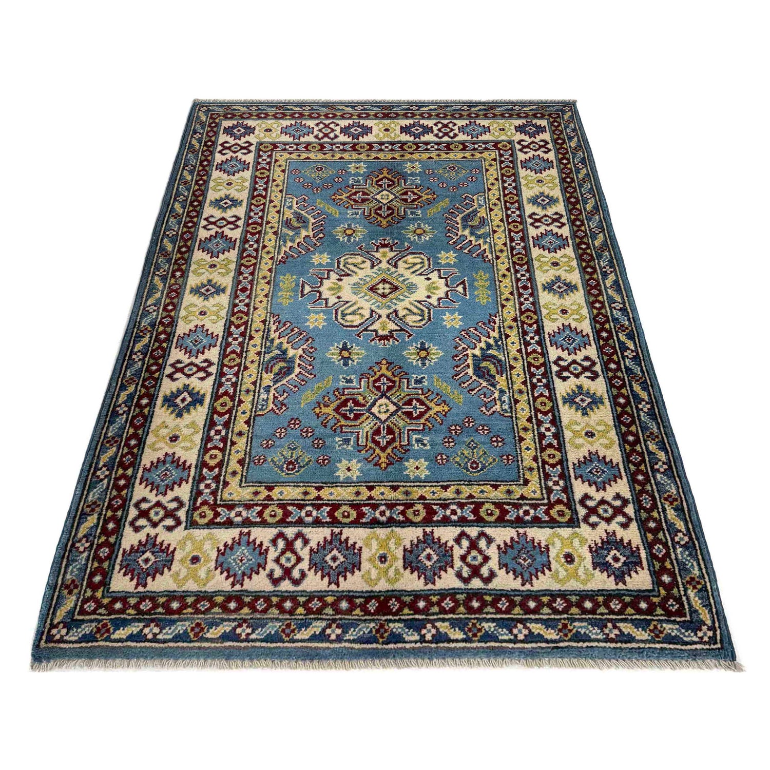 Oriental Kazak Rug 3' 3" x 4' 10" (ft)- No. R37502