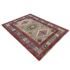 Hand Knotted Kazak Rug 3' 3" x 4' 9" (ft)- No. R37503