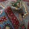 Hand Knotted Kazak Rug 3' 3" x 4' 9" (ft)- No. R37503