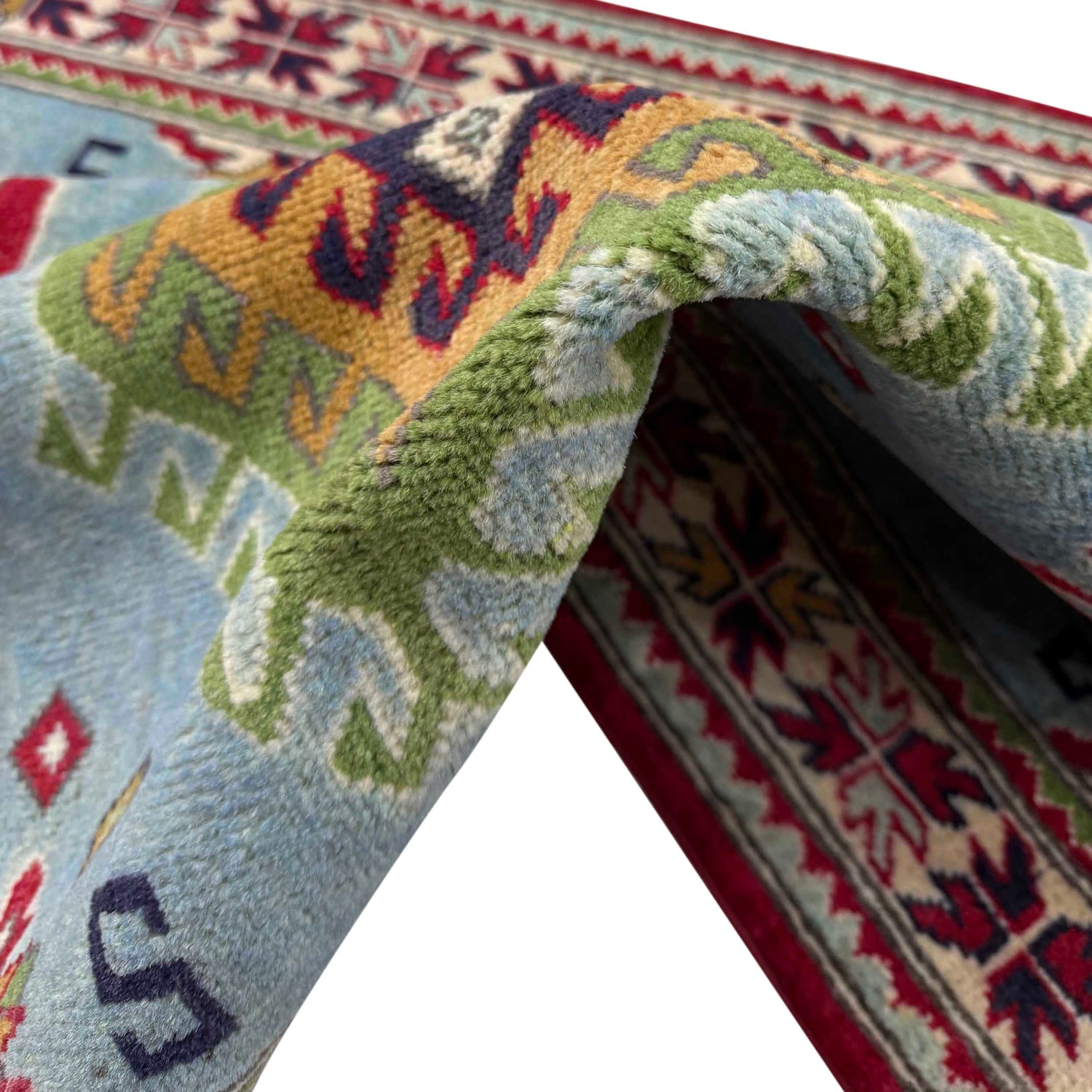 Oriental Kazak Rug 3' 3" x 4' 11" (ft)- No. R37504