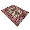 Ivory Color Kazak Rug 3' 4" x 4' 7" (ft)- No. R37505
