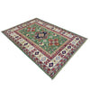 Green Color Kazak Rug 3' 3" x 5' 0" (ft)- No. R37506