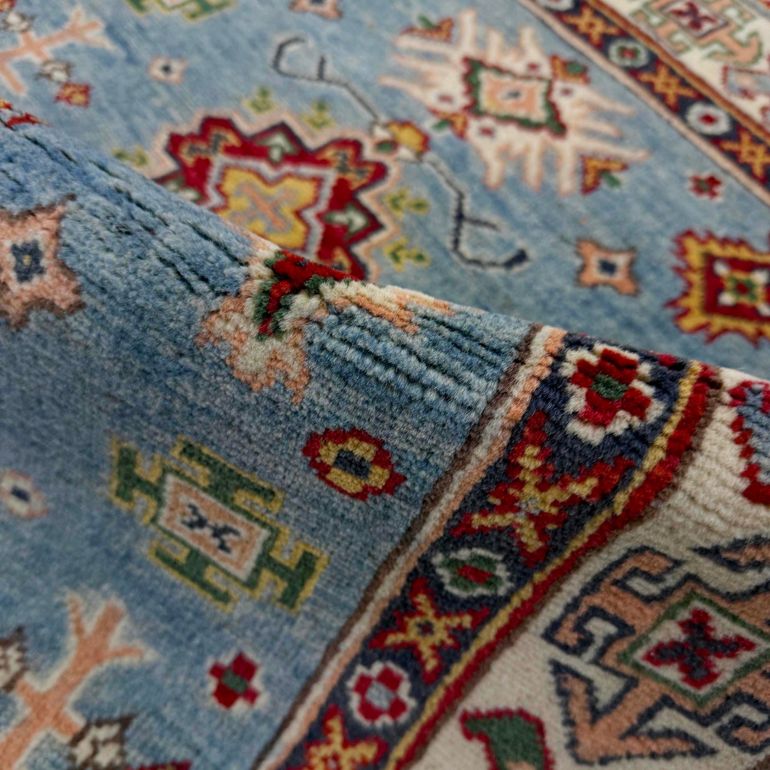 Oriental Kazak Rug 3' 3" x 4' 11" (ft)- No. R37508