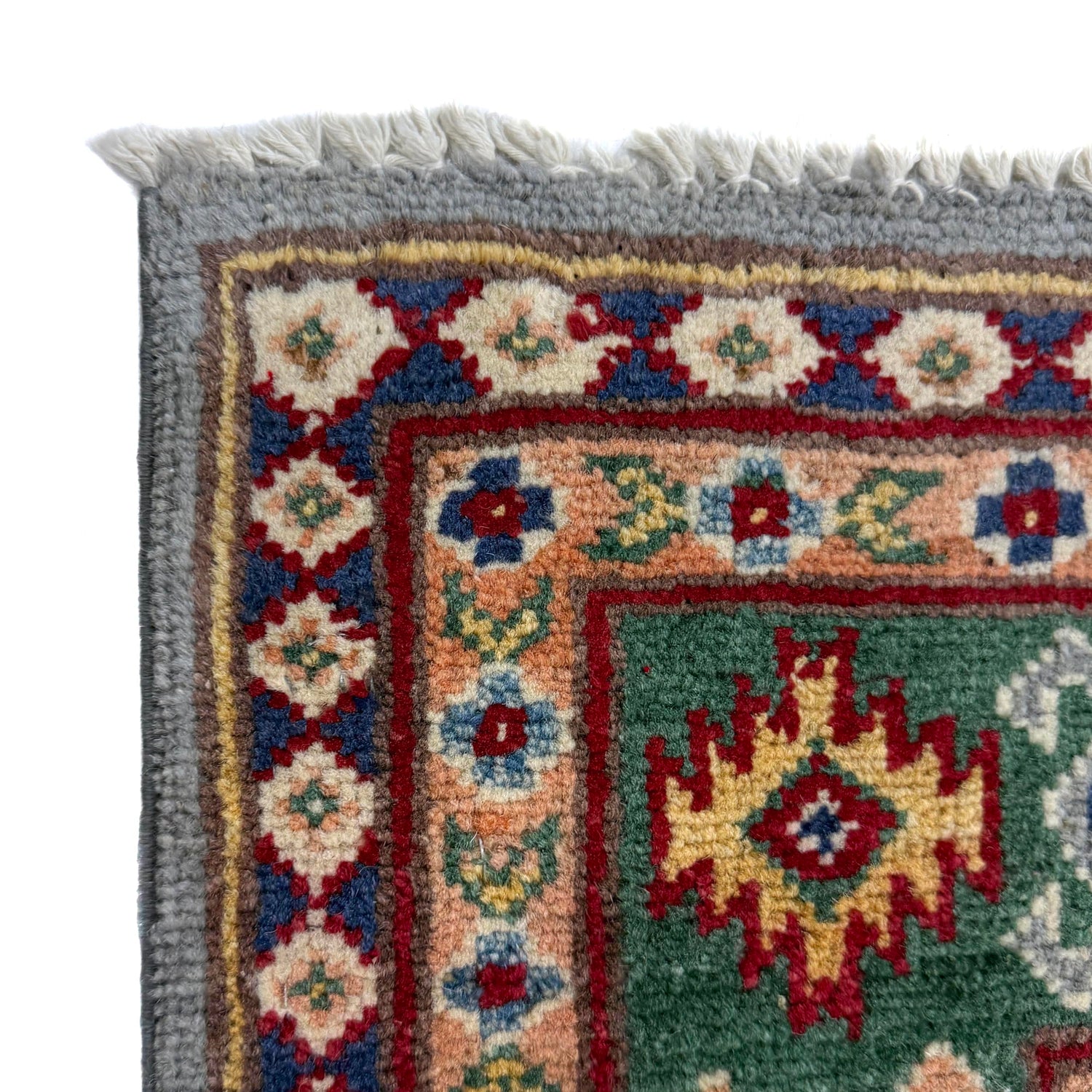 Blue Color Kazak Rug 3' 3" x 4' 10" (ft)- No. R37509