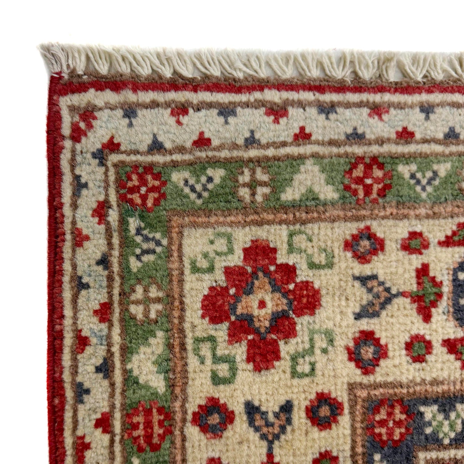 Brown Color Kazak Rug 3' 2" x 4' 11" (ft)- No. R37510