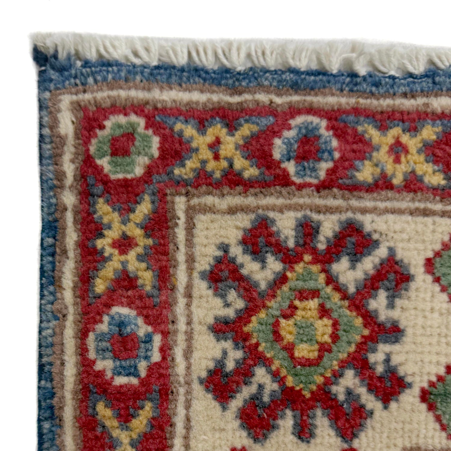 Hand Knotted Kazak Rug 2' 11" x 4' 9" (ft)- No. R37511