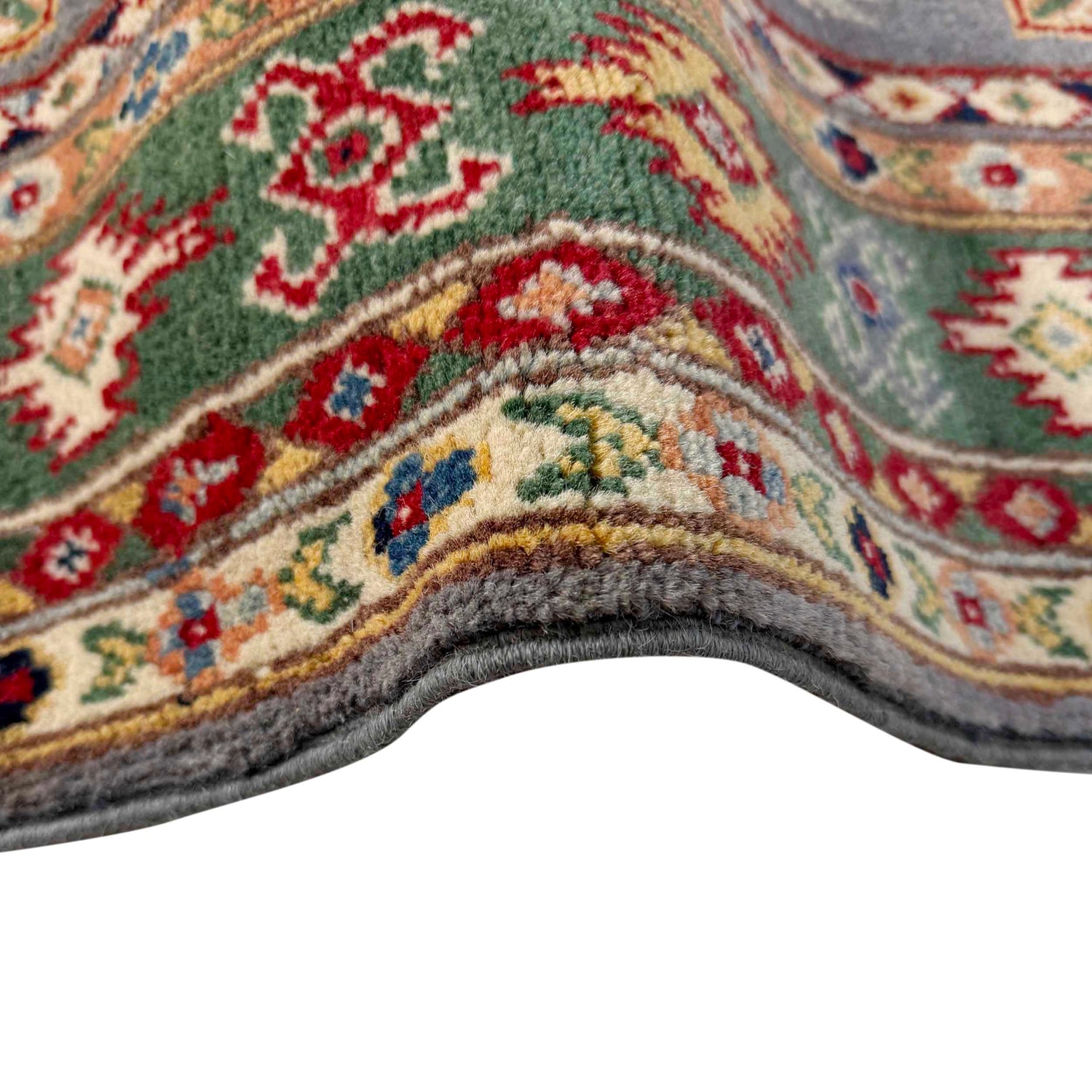 Hand Knotted Kazak Rug 3' 3" x 4' 11" (ft)- No. R37512