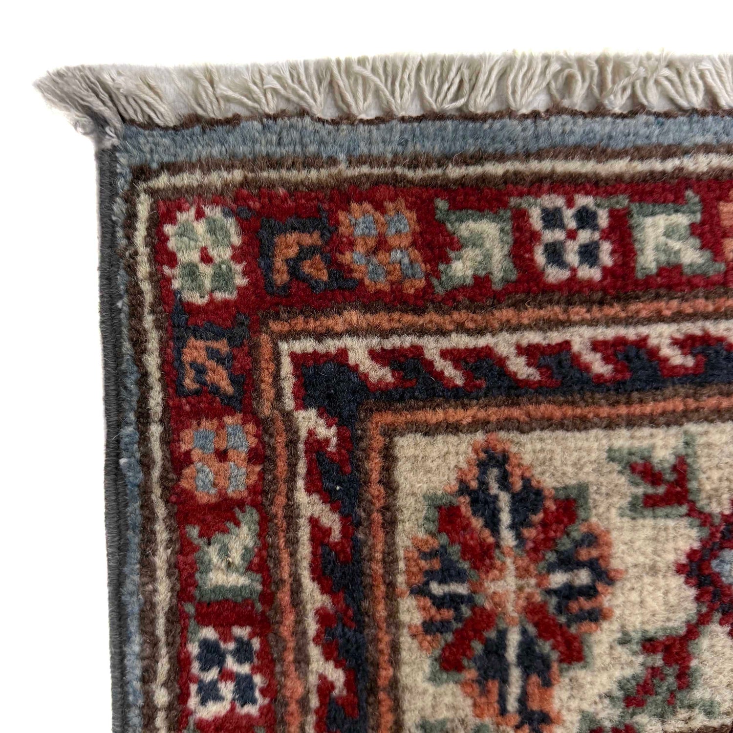 Hand Knotted Kazak Rug 3' 3" x 4' 11" (ft)- No. R37515