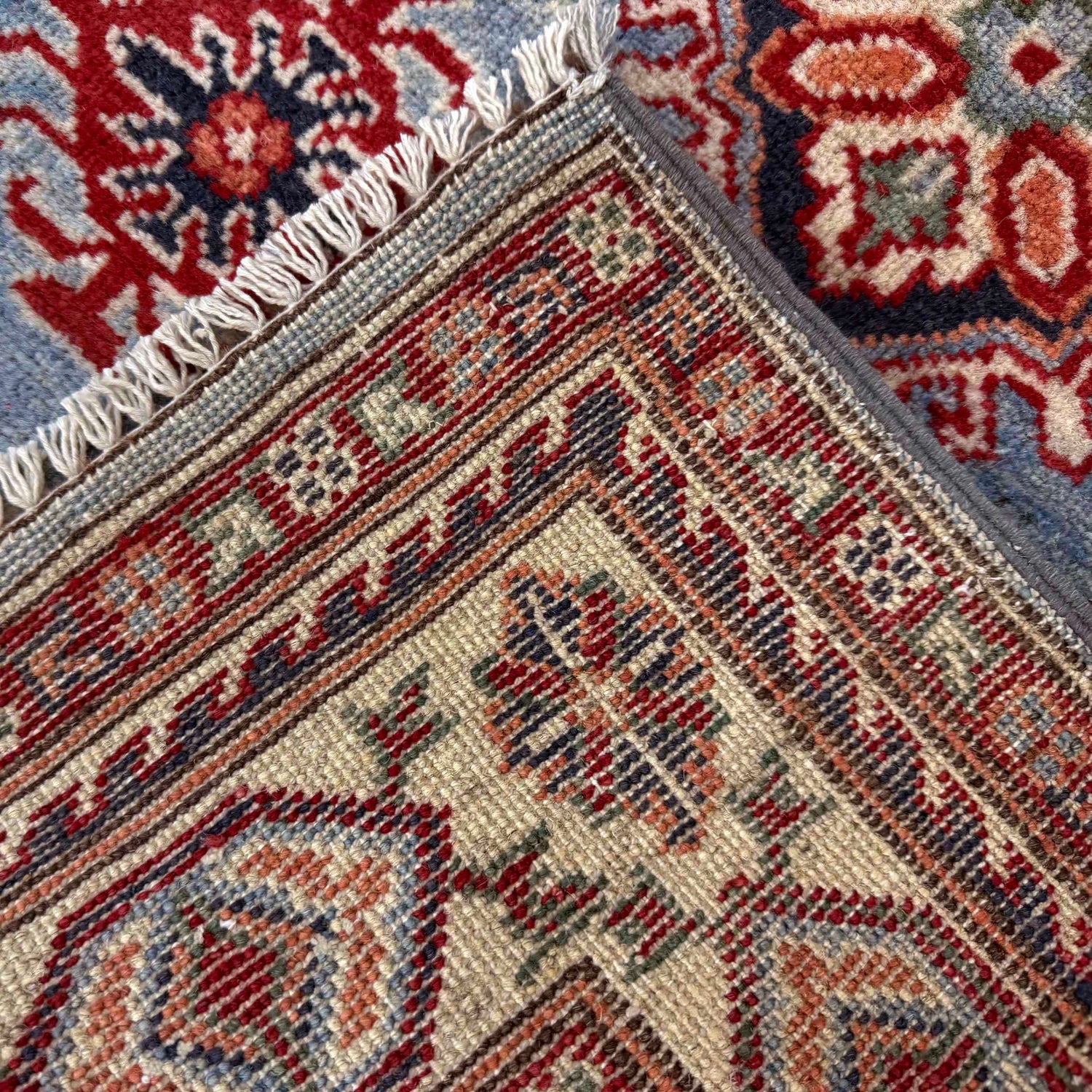 Hand Knotted Kazak Rug 3' 3" x 4' 11" (ft)- No. R37515
