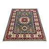 Green Color Kazak Rug 3' 2" x 4' 9" (ft)- No. R37516