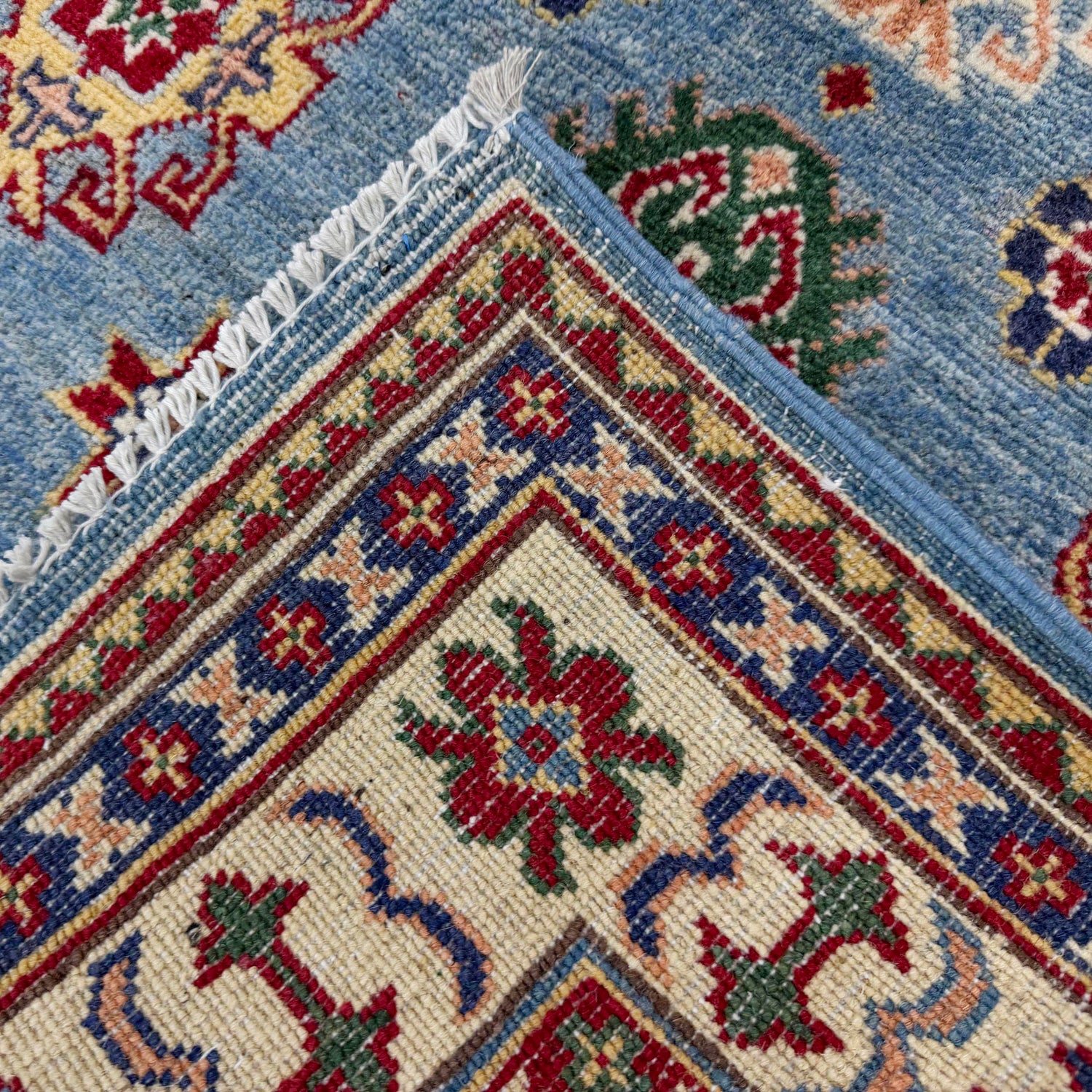 Oriental Kazak Rug 3' 5" x 5' 1" (ft)- No. R37521