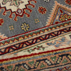 Grey Color Kazak Rug 3' 2" x 4' 5" (ft)- No. R37524
