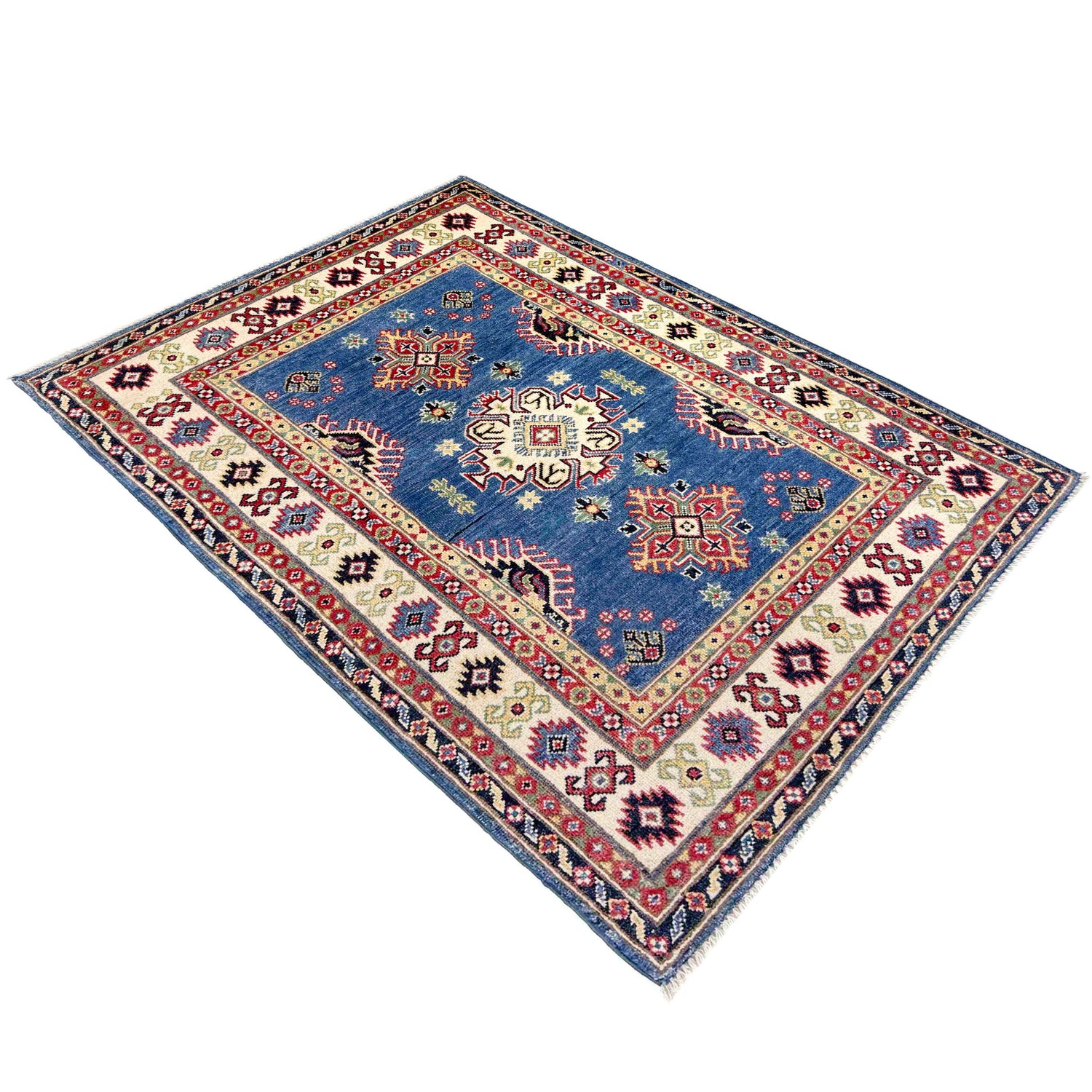 Oriental Kazak Rug 3' 2" x 4' 9" (ft)- No. R37528