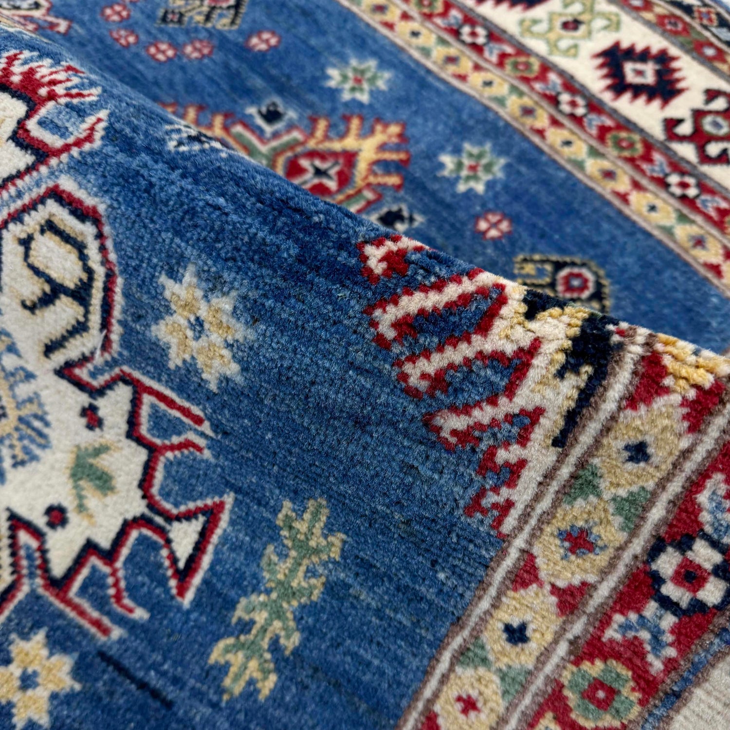 Oriental Kazak Rug 3' 2" x 4' 9" (ft)- No. R37528