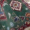 Green Color Kazak Rug 3' 3" x 5' 0" (ft)- No. R37532
