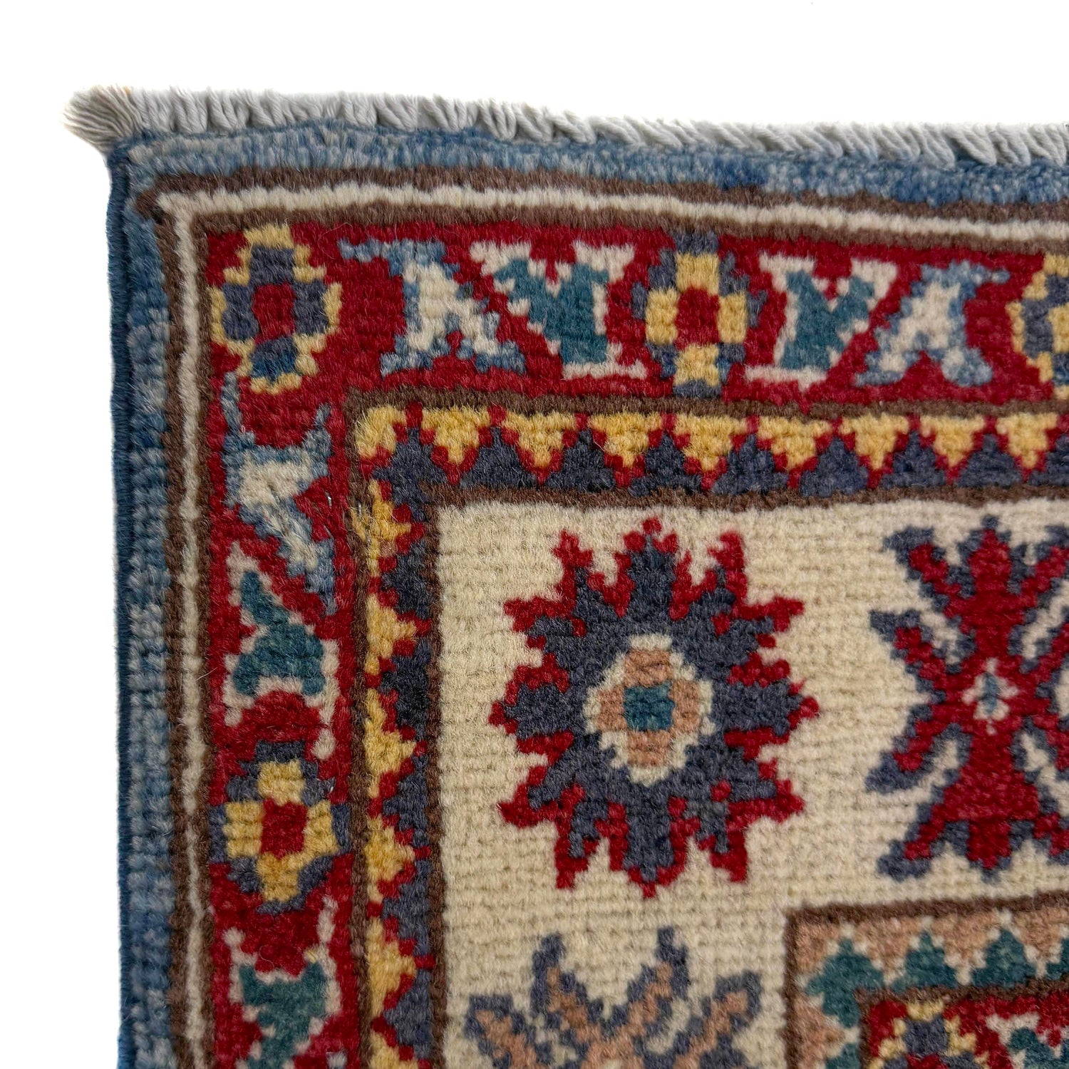 Hand Knotted Kazak Rug 3' 3" x 4' 11" (ft)- No. R37533