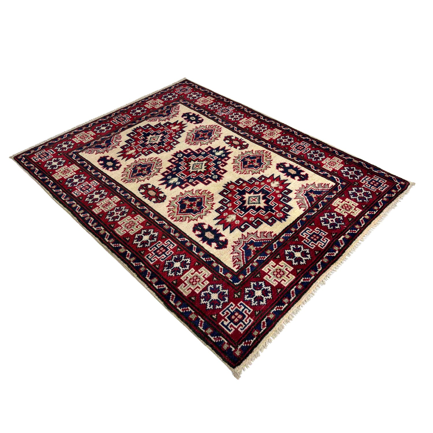 Oriental Kazak Rug 3' 0" x 3' 10" (ft) - No. R37536