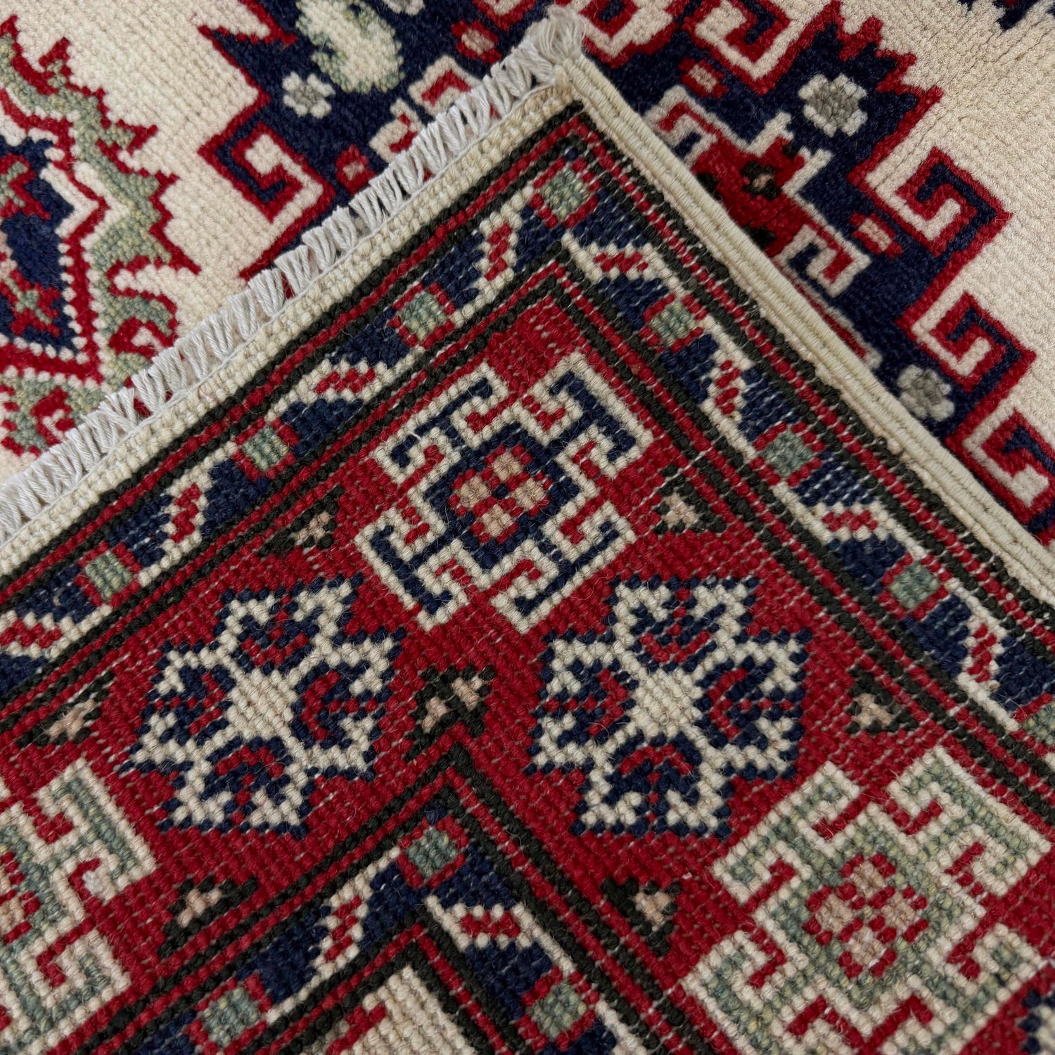 Oriental Kazak Rug 3' 0" x 3' 10" (ft) - No. R37536