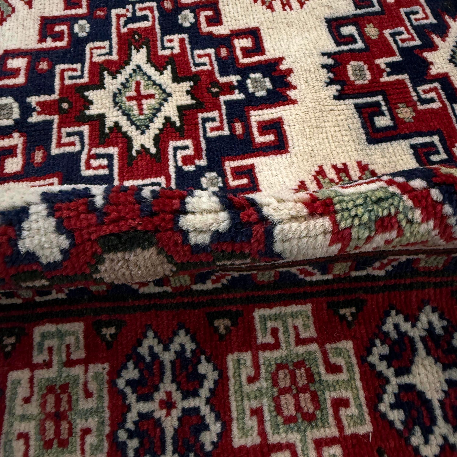 Oriental Kazak Rug 3' 0" x 3' 10" (ft) - No. R37536