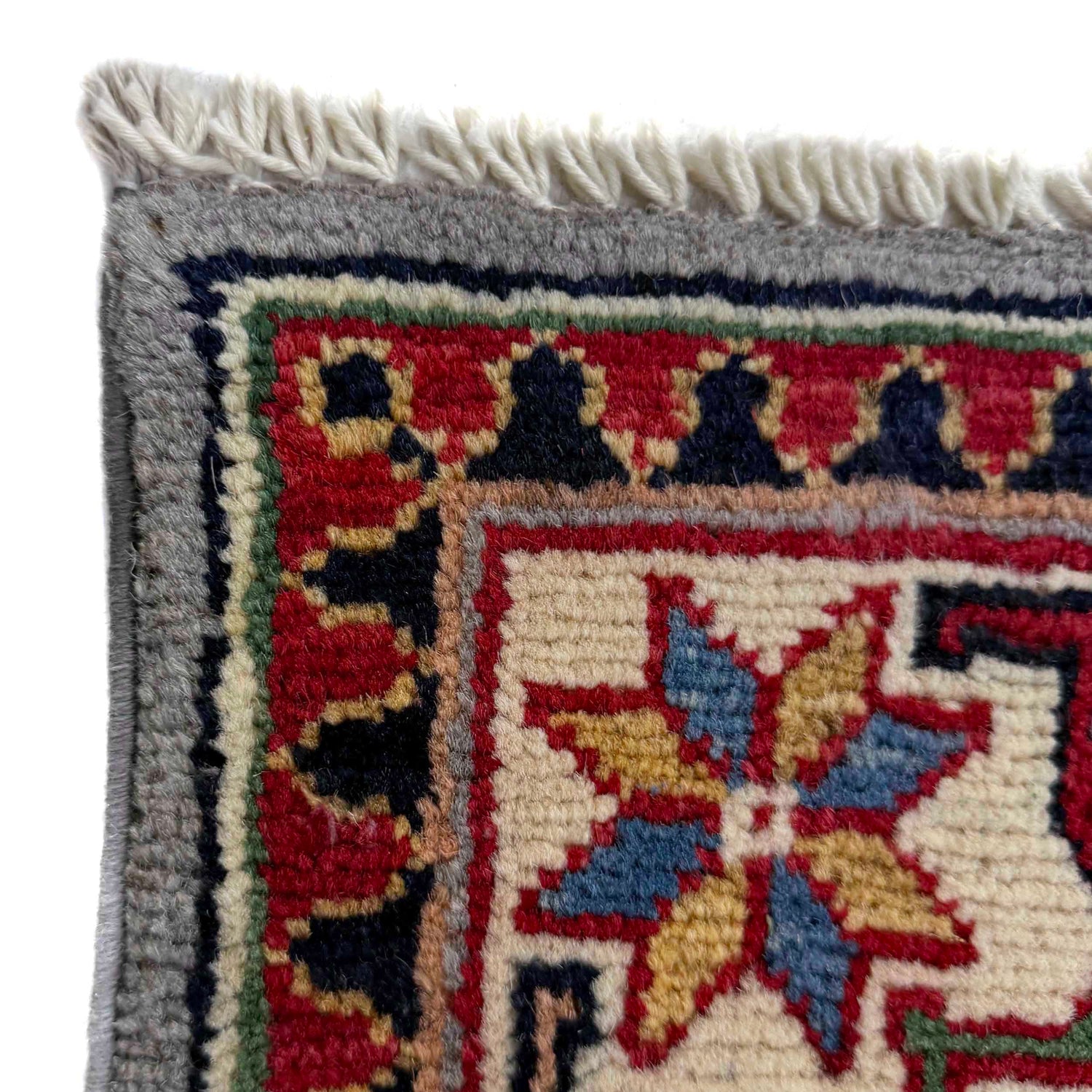Hand Knotted Kazak Rug 2' 4" x 3' 10" (ft) - No. R37537
