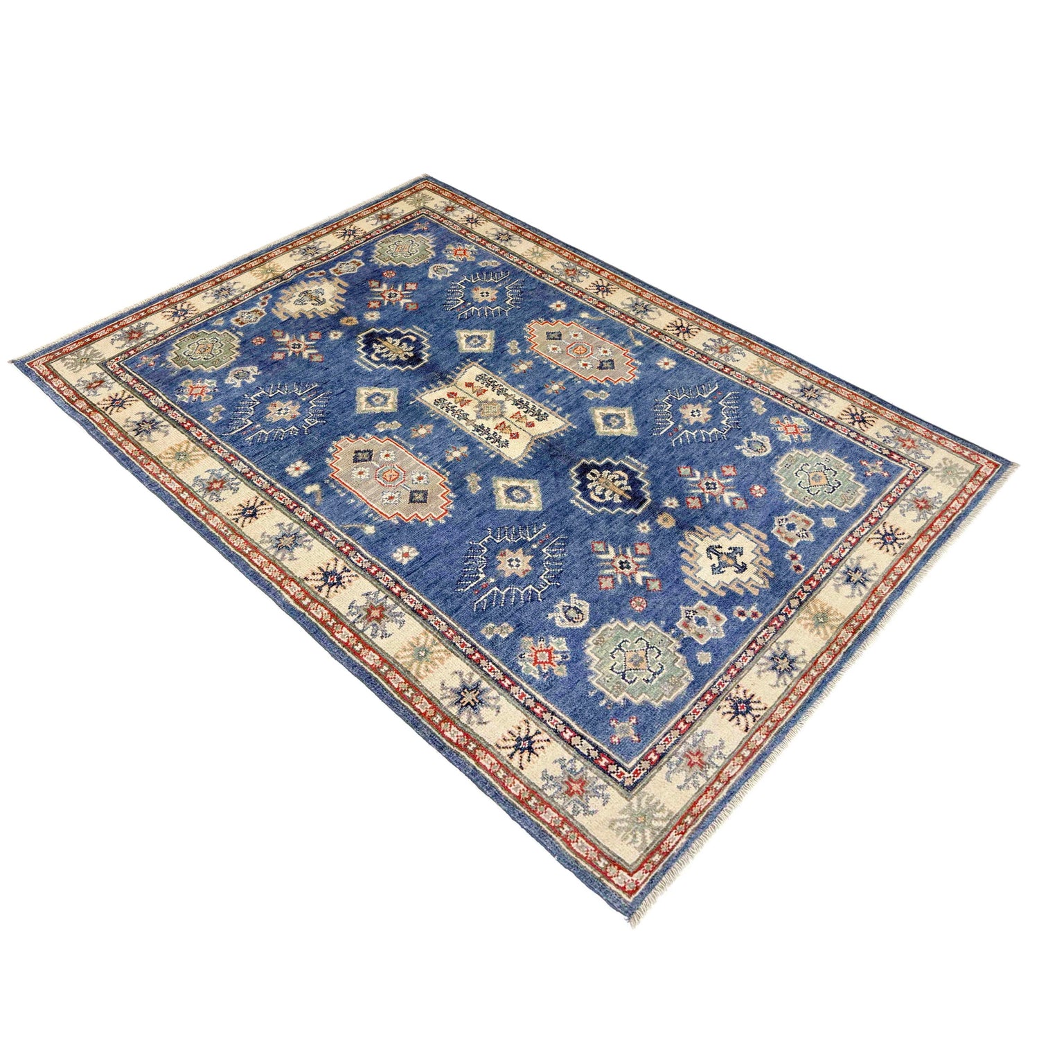 Oriental Kazak Rug 3' 10" x 5' 11" (ft) - No. R37540