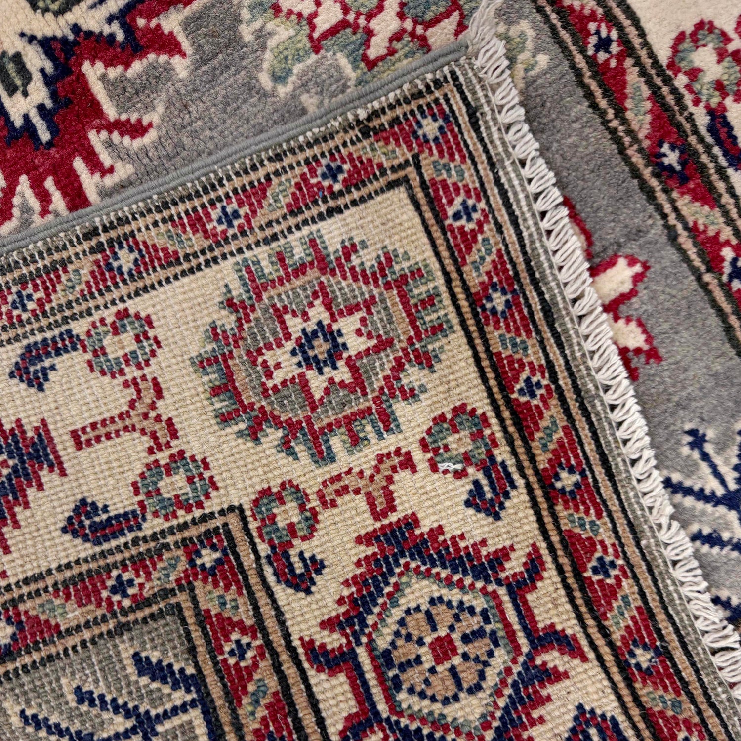 Grey Color Kazak Rug 2' 7" x 4' 4" (ft) - No. R37541