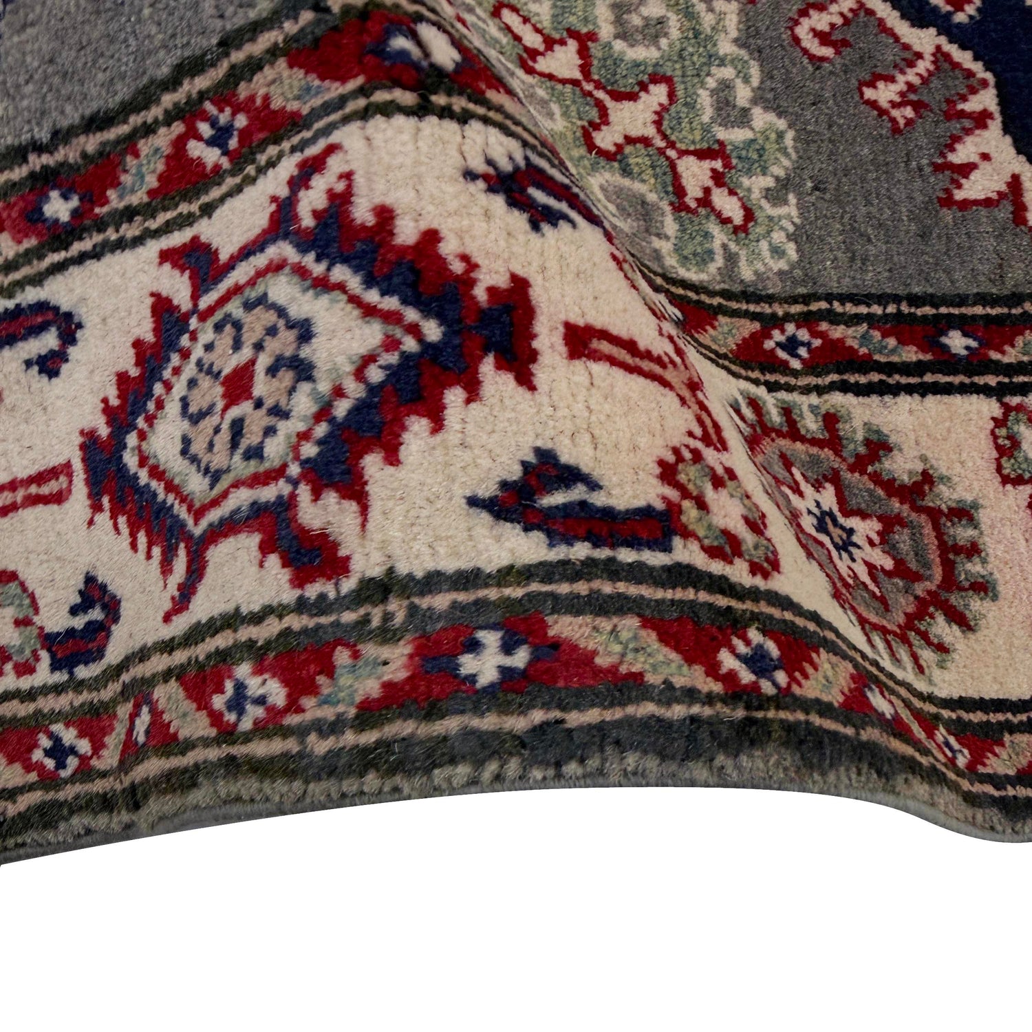 Grey Color Kazak Rug 2' 7" x 4' 4" (ft) - No. R37541