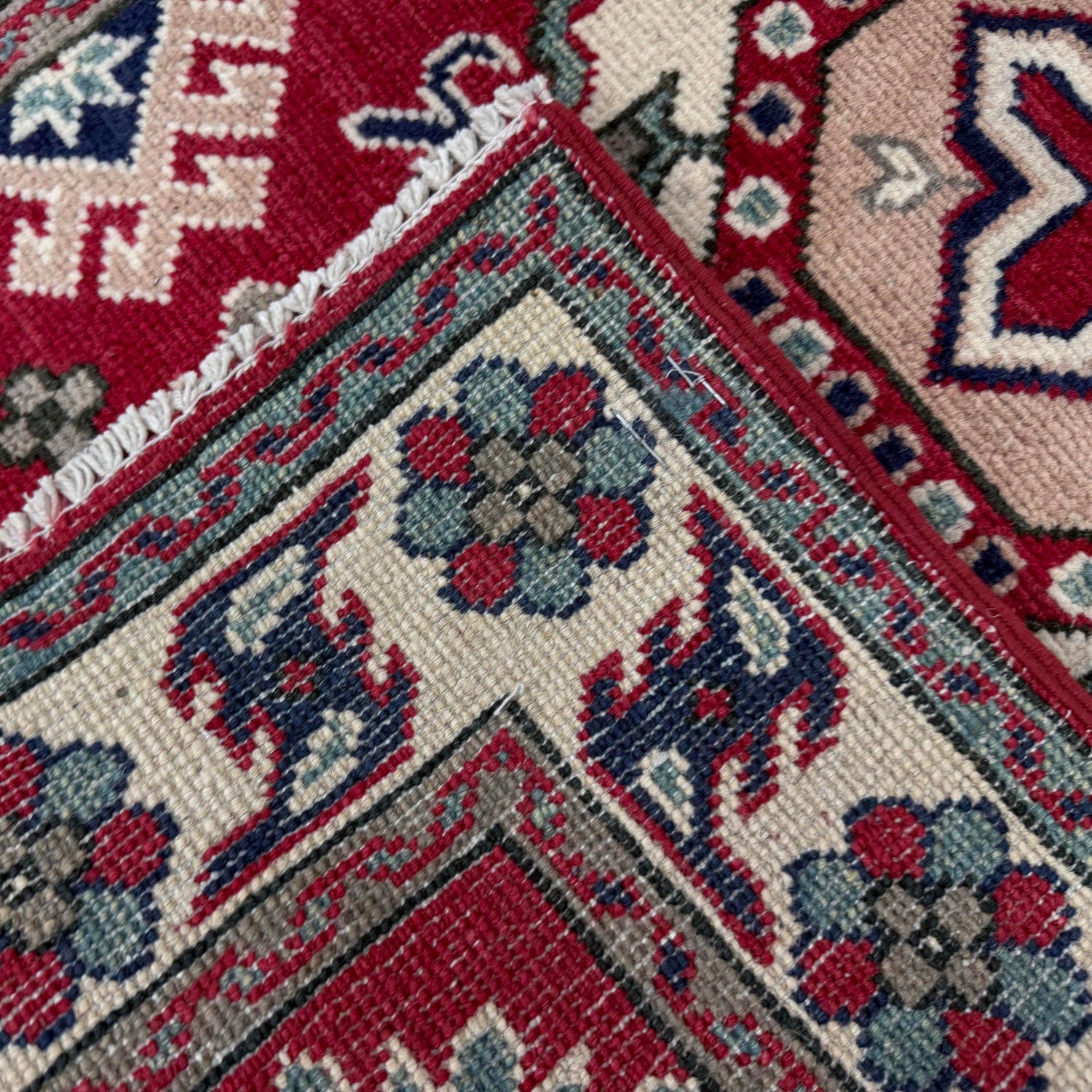 Red Color Kazak Rug 2' 7" x 4' 1" (ft) - No. R37544