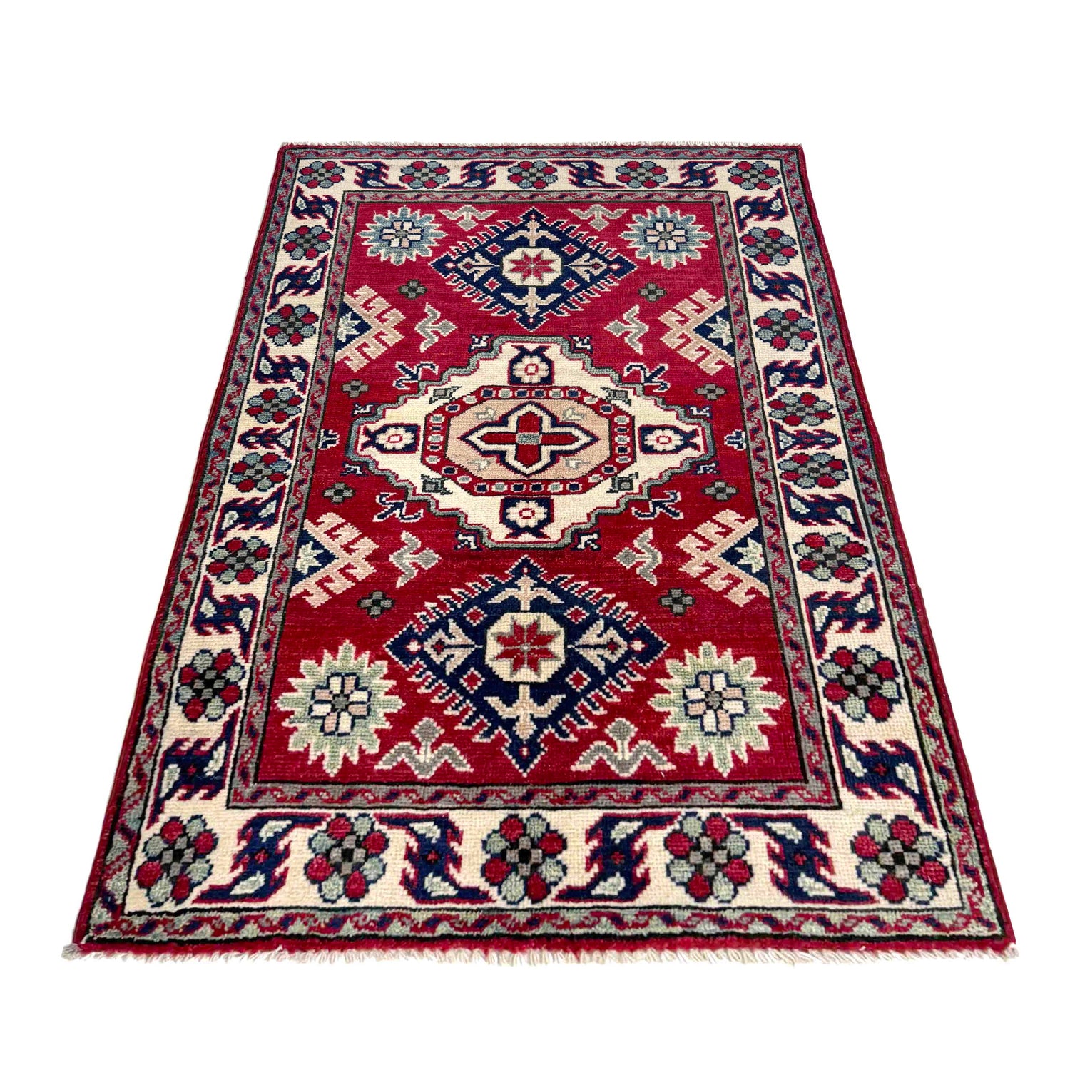 Oriental Kazak Rug 2' 7" x 3' 10" (ft) - No. R37547