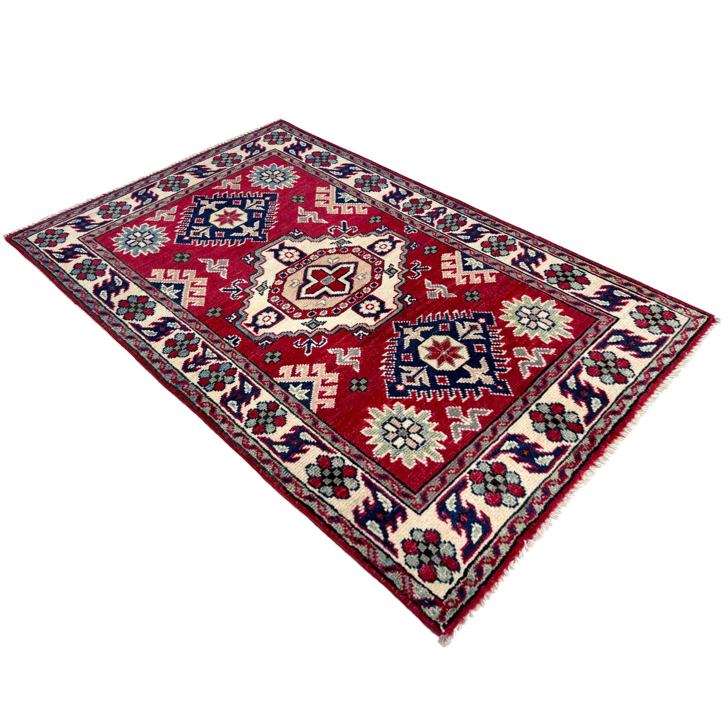 Oriental Kazak Rug 2' 7" x 3' 10" (ft) - No. R37547
