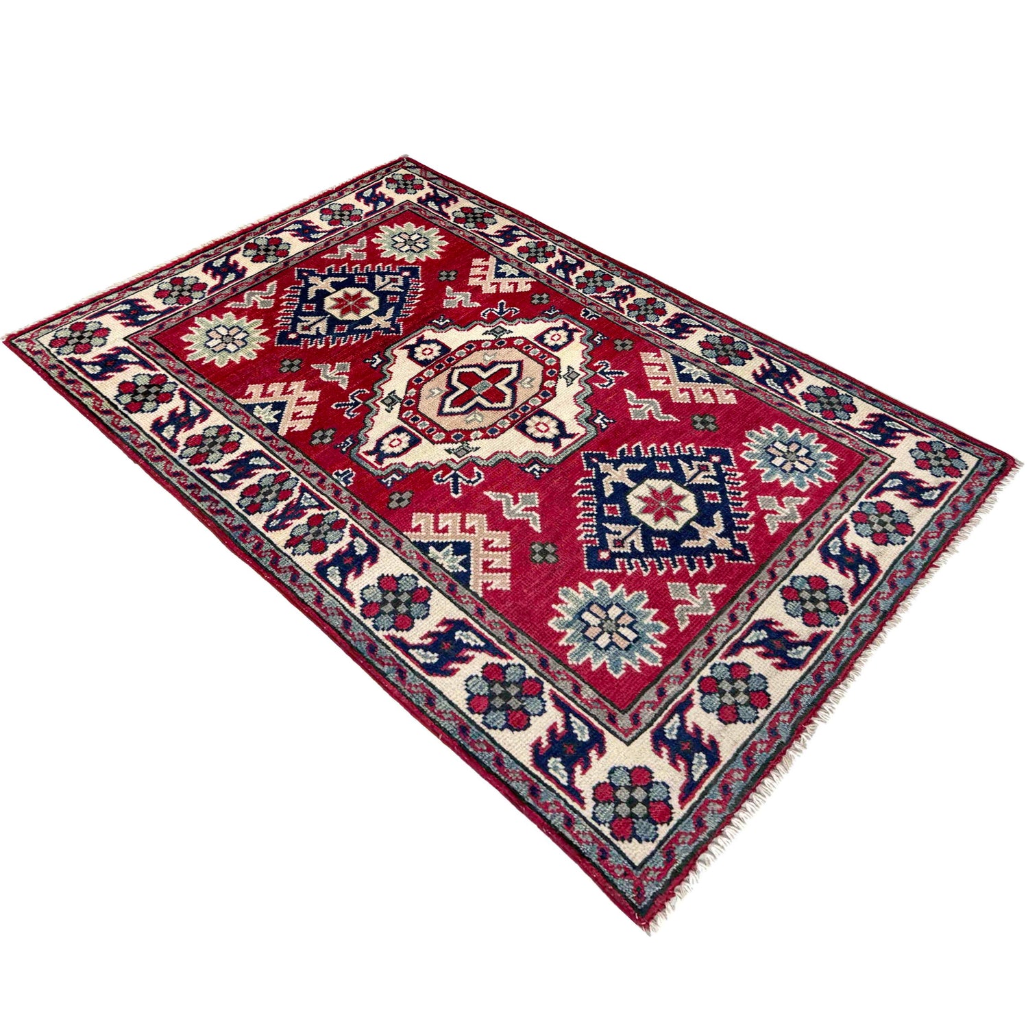 Oriental Kazak Rug 2' 7" x 3' 10" (ft) - No. R37547